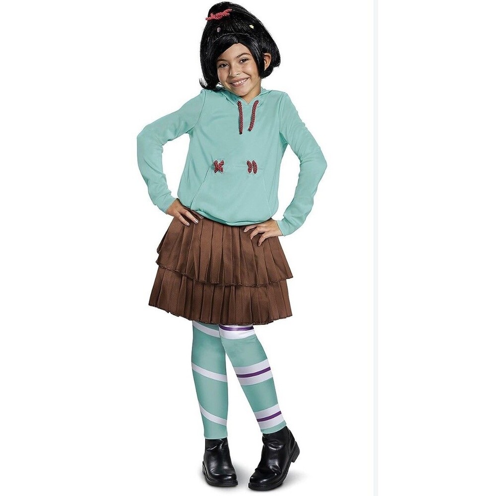 Wreck-It Ralph Vanellope von Schweetz Kids Costume Size Medium 7/8 Years RARE